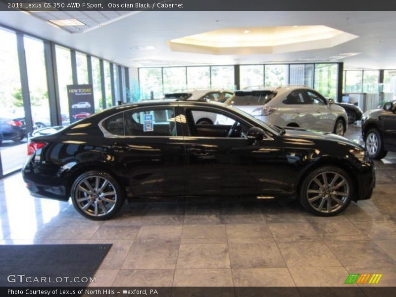 Obsidian Black / Cabernet 2013 Lexus GS 350 AWD F Sport