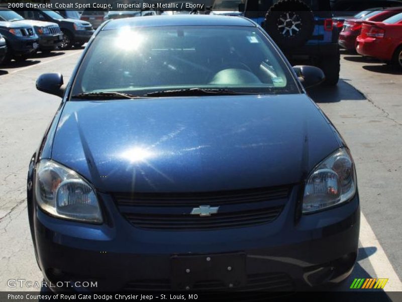 Imperial Blue Metallic / Ebony 2008 Chevrolet Cobalt Sport Coupe