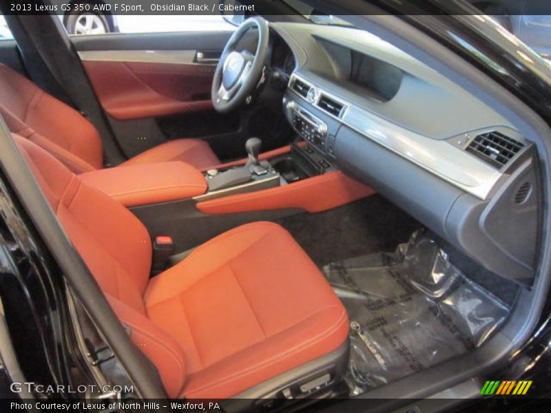  2013 GS 350 AWD F Sport Cabernet Interior