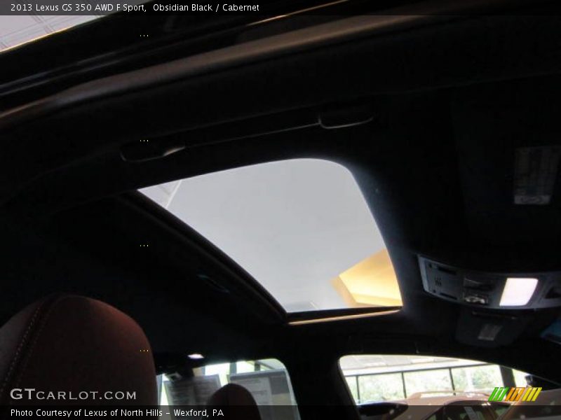Obsidian Black / Cabernet 2013 Lexus GS 350 AWD F Sport