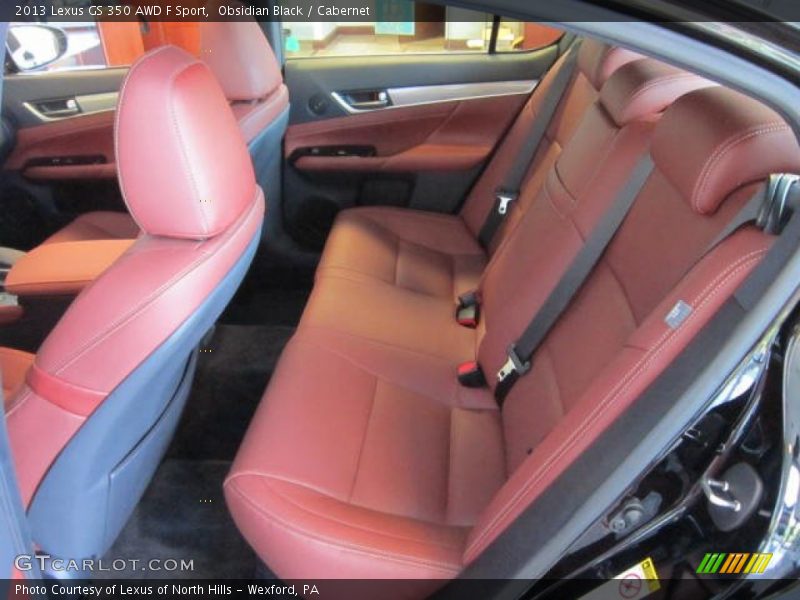 Obsidian Black / Cabernet 2013 Lexus GS 350 AWD F Sport