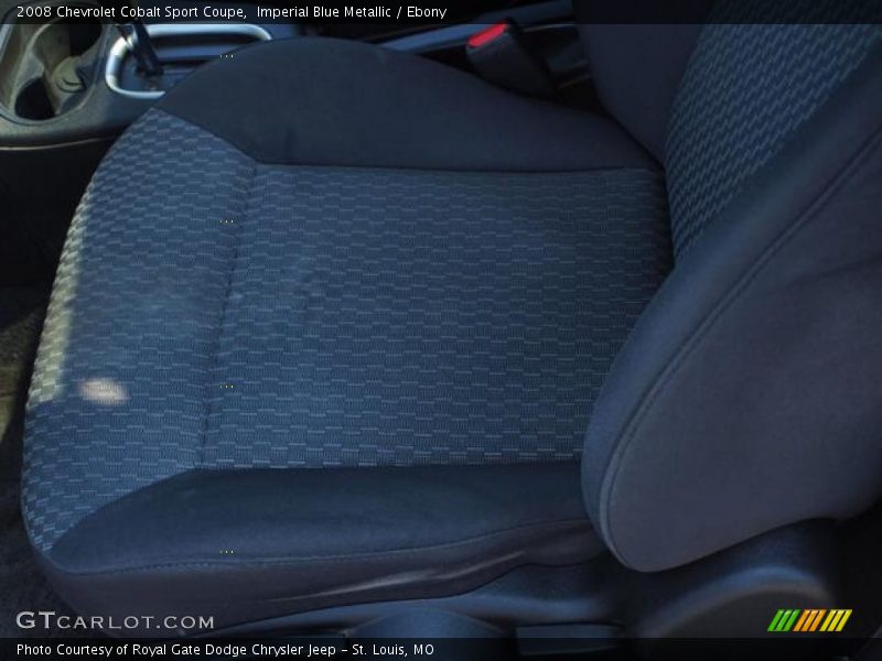 Imperial Blue Metallic / Ebony 2008 Chevrolet Cobalt Sport Coupe