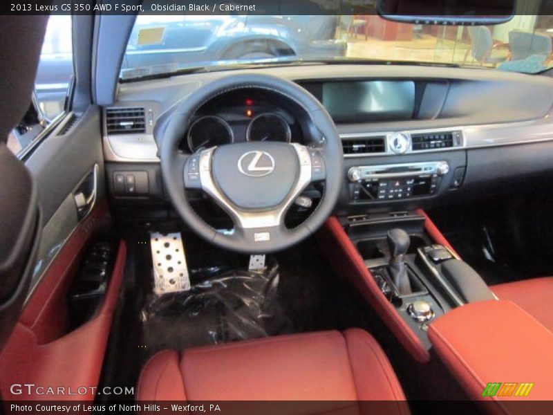 Dashboard of 2013 GS 350 AWD F Sport