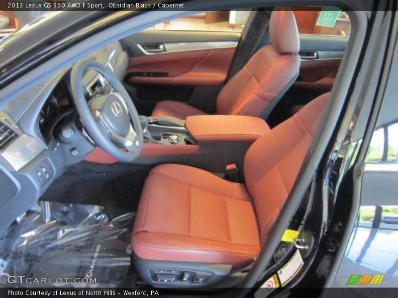  2013 GS 350 AWD F Sport Cabernet Interior