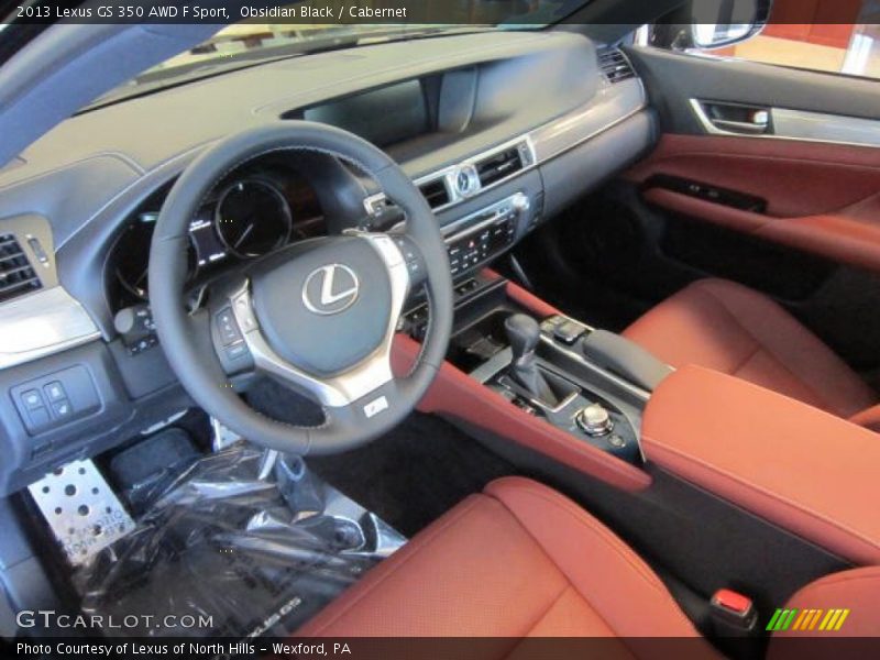 Cabernet Interior - 2013 GS 350 AWD F Sport 