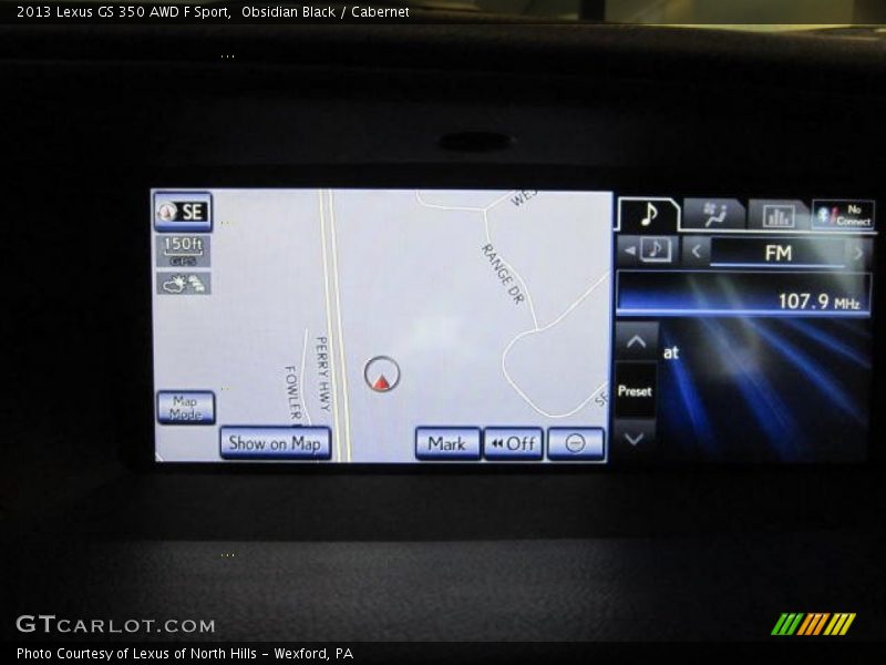 Obsidian Black / Cabernet 2013 Lexus GS 350 AWD F Sport