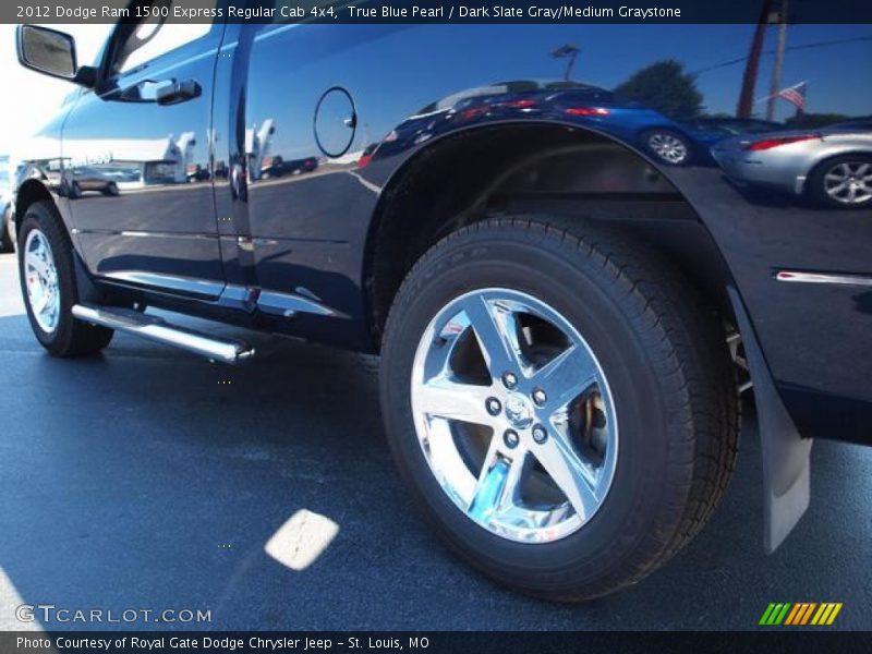 True Blue Pearl / Dark Slate Gray/Medium Graystone 2012 Dodge Ram 1500 Express Regular Cab 4x4