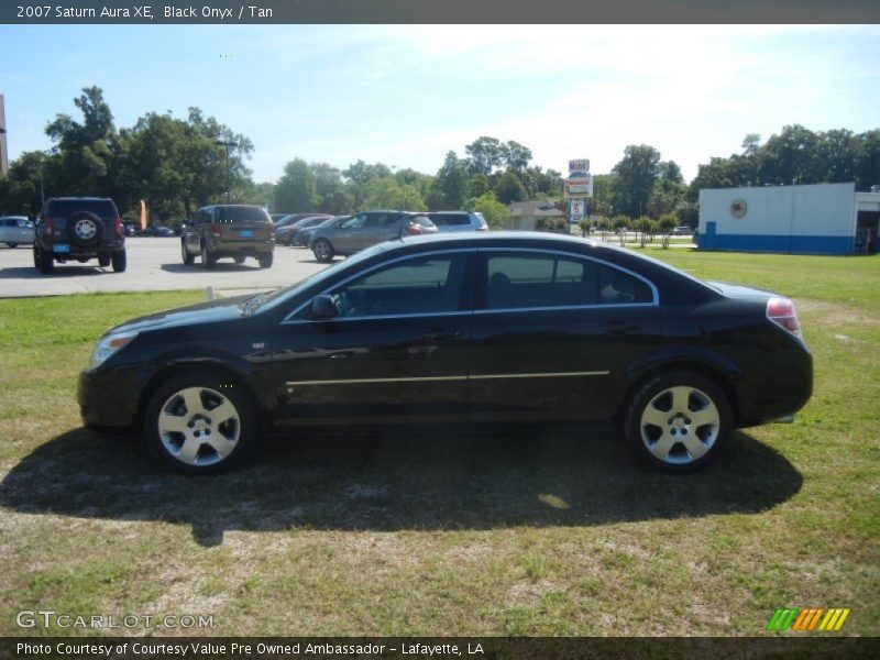Black Onyx / Tan 2007 Saturn Aura XE