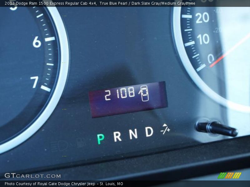 True Blue Pearl / Dark Slate Gray/Medium Graystone 2012 Dodge Ram 1500 Express Regular Cab 4x4