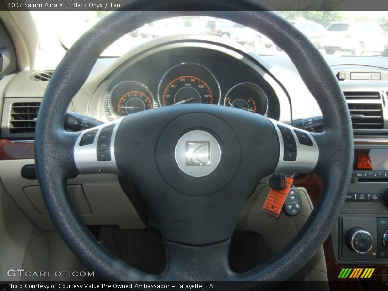 Black Onyx / Tan 2007 Saturn Aura XE