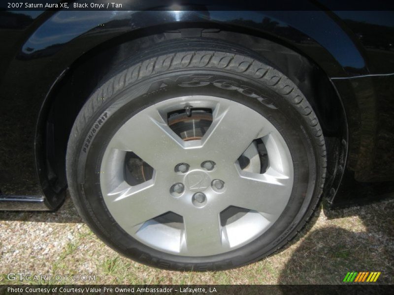Black Onyx / Tan 2007 Saturn Aura XE