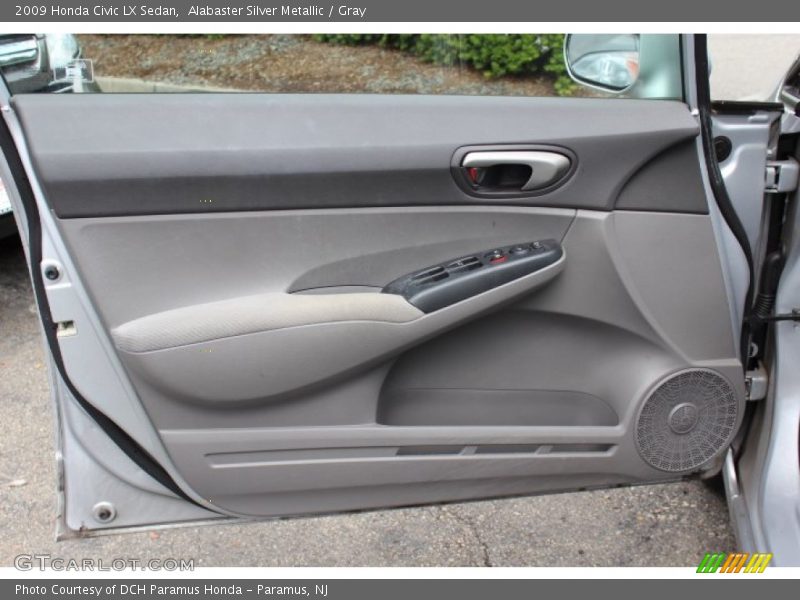 Alabaster Silver Metallic / Gray 2009 Honda Civic LX Sedan