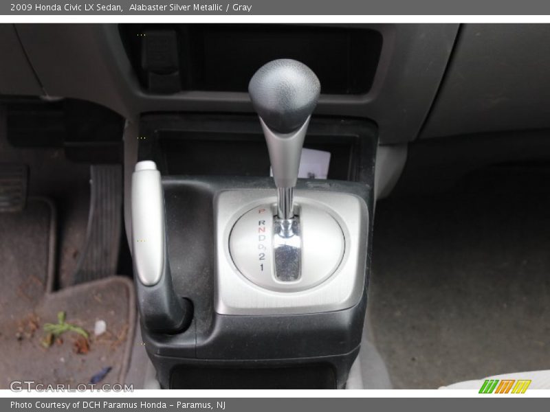 Alabaster Silver Metallic / Gray 2009 Honda Civic LX Sedan