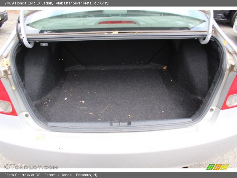 Alabaster Silver Metallic / Gray 2009 Honda Civic LX Sedan