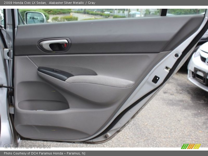 Alabaster Silver Metallic / Gray 2009 Honda Civic LX Sedan