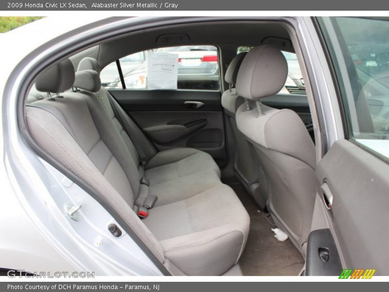 Alabaster Silver Metallic / Gray 2009 Honda Civic LX Sedan