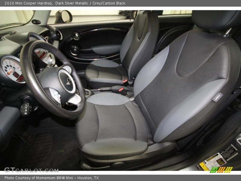 Dark Silver Metallic / Grey/Carbon Black 2010 Mini Cooper Hardtop