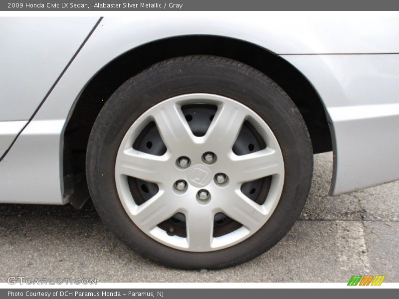 Alabaster Silver Metallic / Gray 2009 Honda Civic LX Sedan