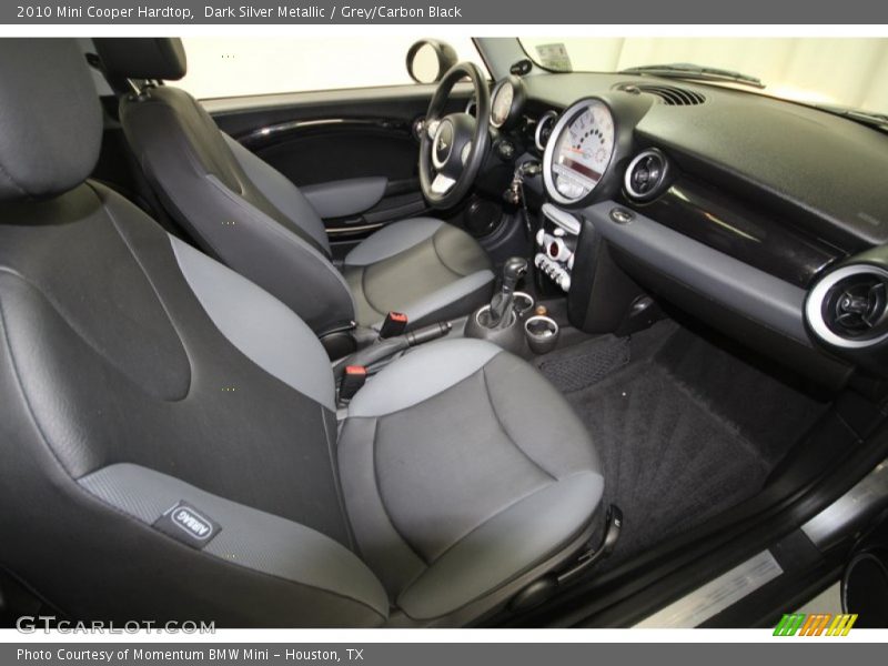Dark Silver Metallic / Grey/Carbon Black 2010 Mini Cooper Hardtop