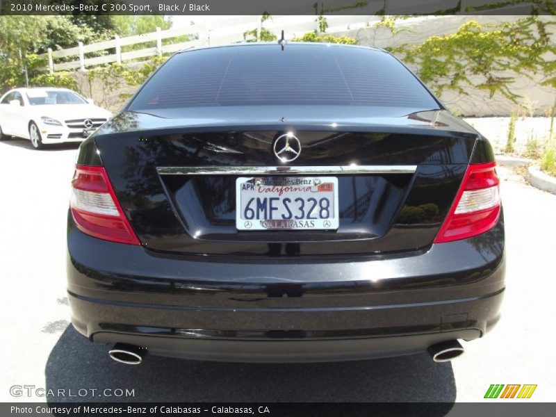 Black / Black 2010 Mercedes-Benz C 300 Sport