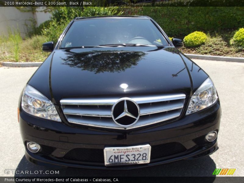 Black / Black 2010 Mercedes-Benz C 300 Sport
