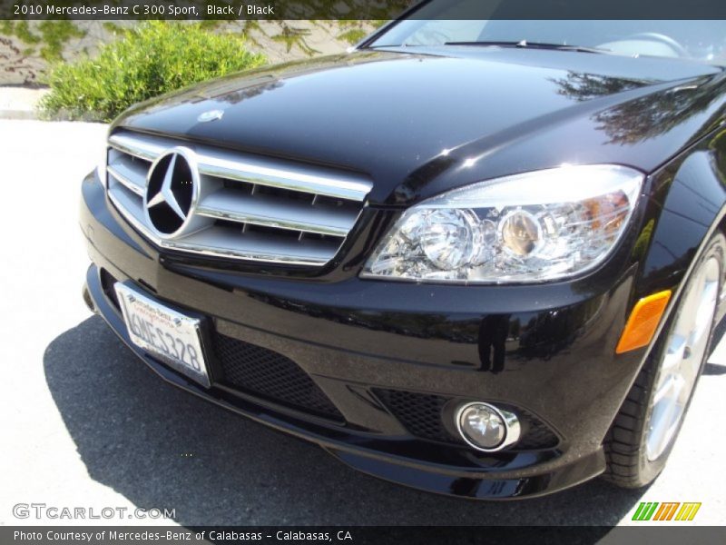 Black / Black 2010 Mercedes-Benz C 300 Sport