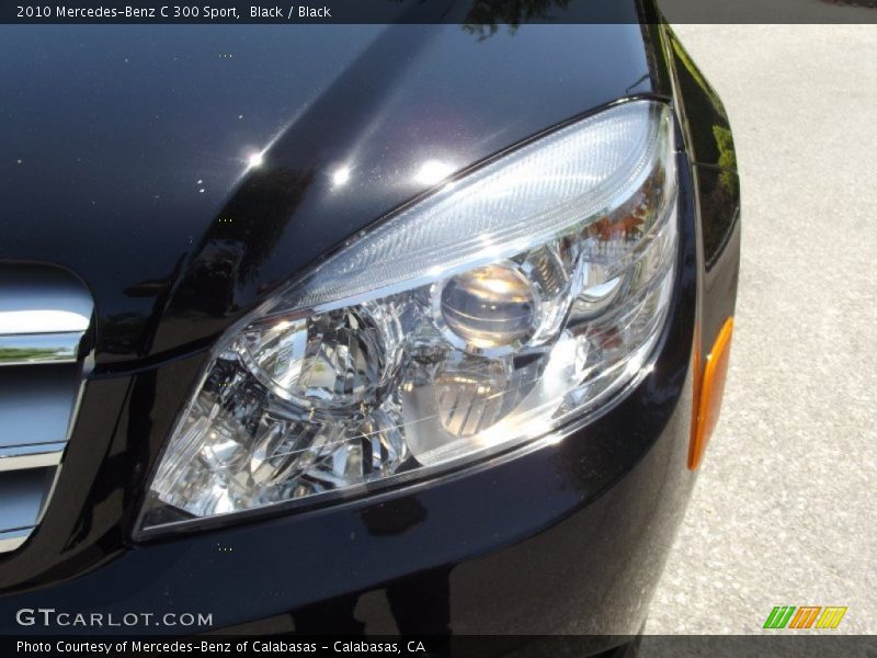 Black / Black 2010 Mercedes-Benz C 300 Sport
