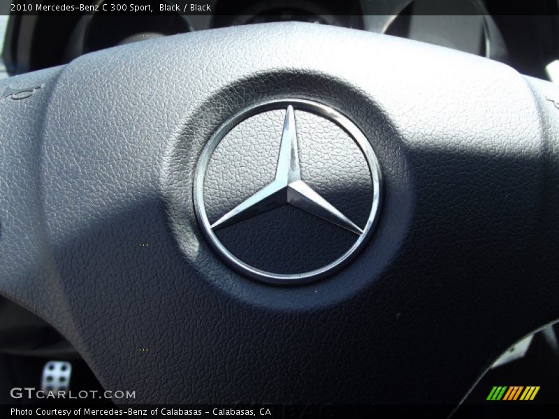 Black / Black 2010 Mercedes-Benz C 300 Sport