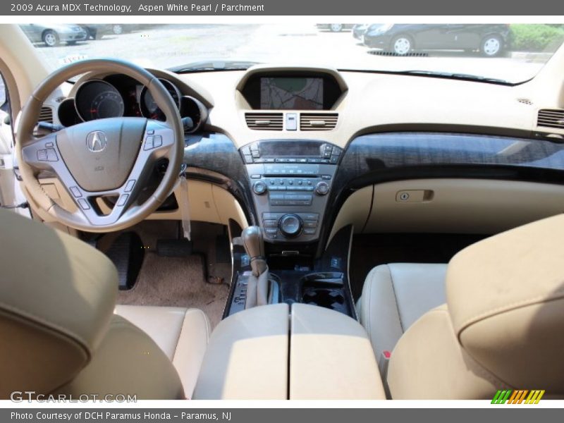 Aspen White Pearl / Parchment 2009 Acura MDX Technology