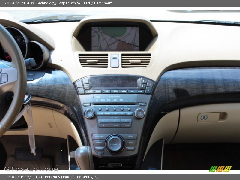 Aspen White Pearl / Parchment 2009 Acura MDX Technology