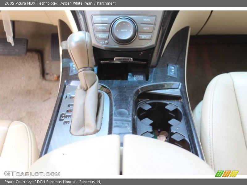 Aspen White Pearl / Parchment 2009 Acura MDX Technology