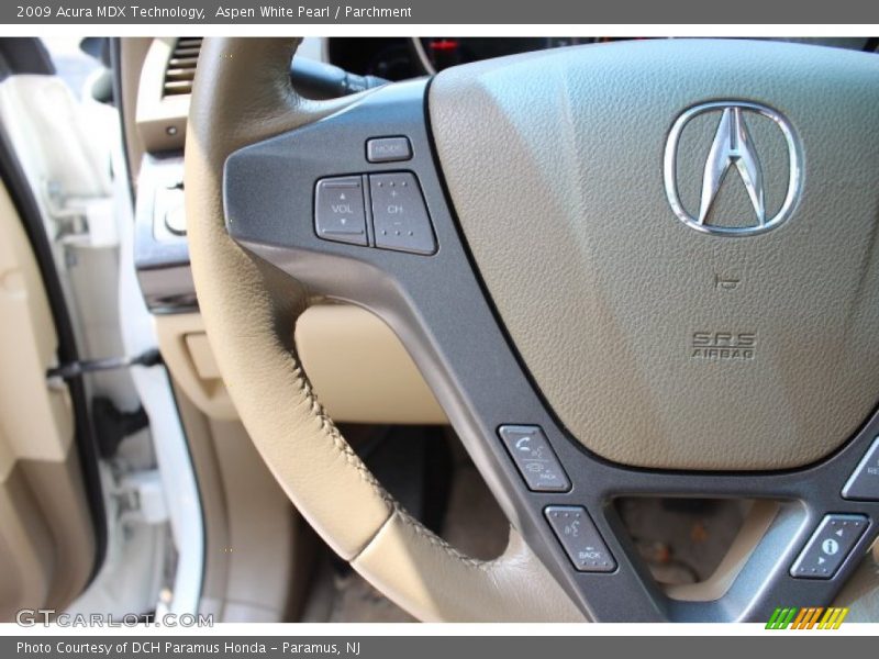 Aspen White Pearl / Parchment 2009 Acura MDX Technology