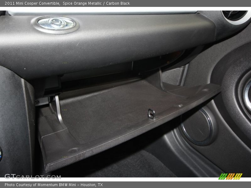 Spice Orange Metallic / Carbon Black 2011 Mini Cooper Convertible