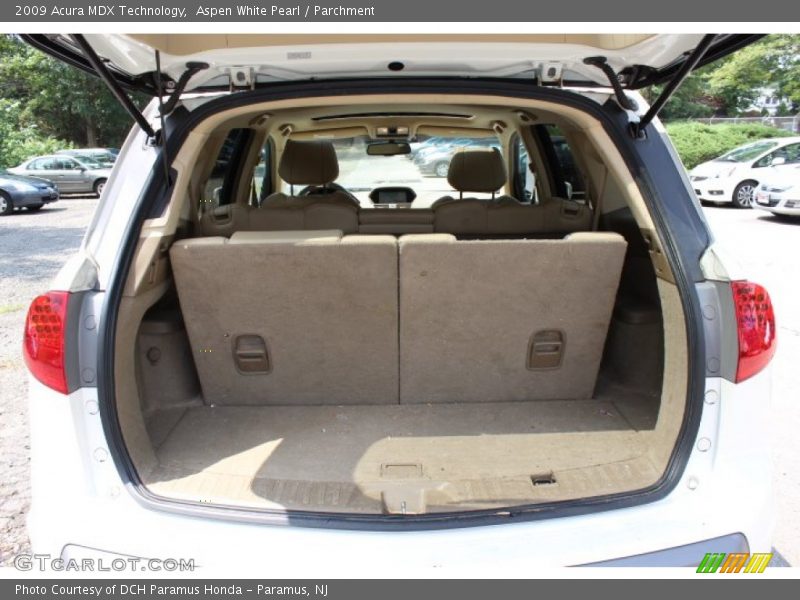 Aspen White Pearl / Parchment 2009 Acura MDX Technology
