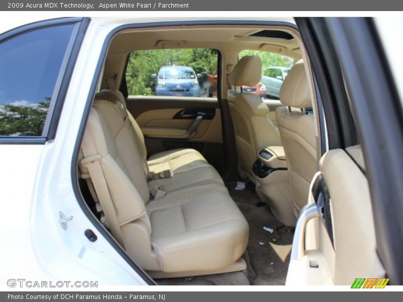 Aspen White Pearl / Parchment 2009 Acura MDX Technology