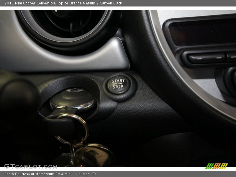Spice Orange Metallic / Carbon Black 2011 Mini Cooper Convertible