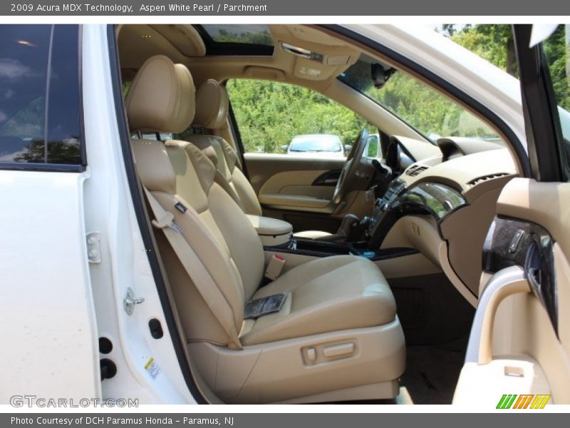 Aspen White Pearl / Parchment 2009 Acura MDX Technology