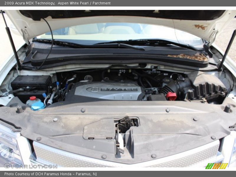 Aspen White Pearl / Parchment 2009 Acura MDX Technology