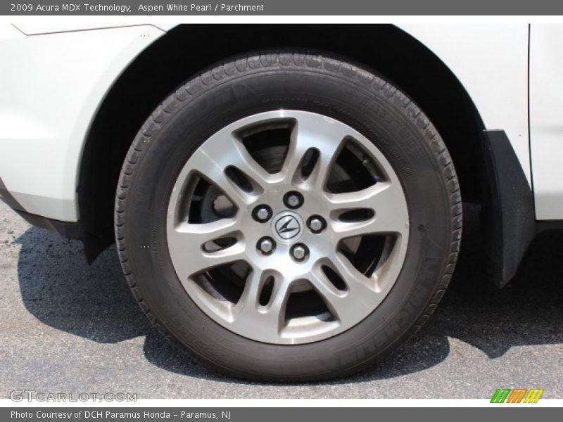 Aspen White Pearl / Parchment 2009 Acura MDX Technology