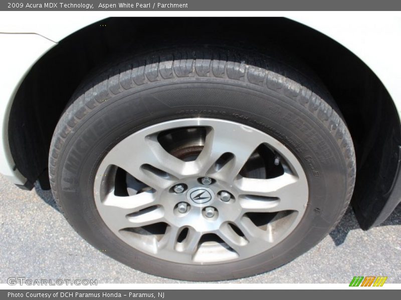 Aspen White Pearl / Parchment 2009 Acura MDX Technology