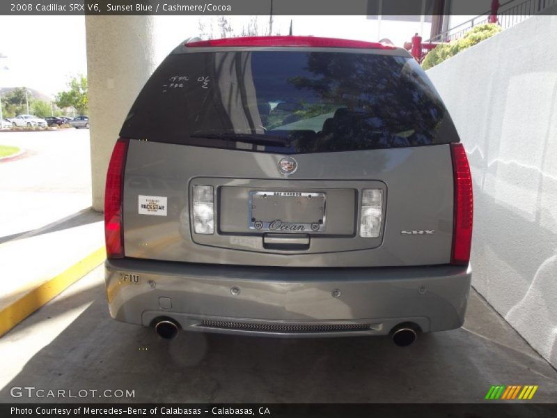 Sunset Blue / Cashmere/Cocoa 2008 Cadillac SRX V6