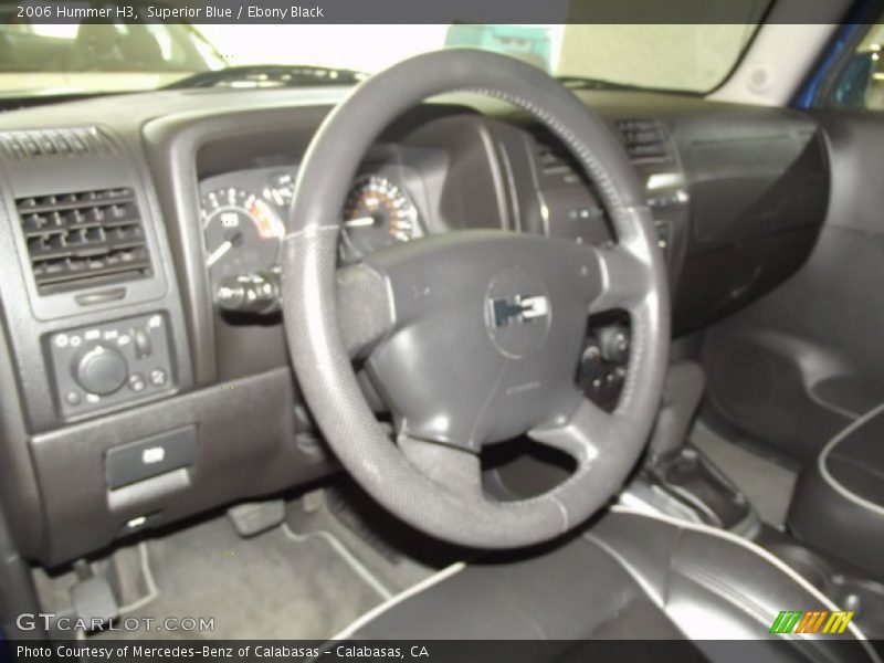 Superior Blue / Ebony Black 2006 Hummer H3