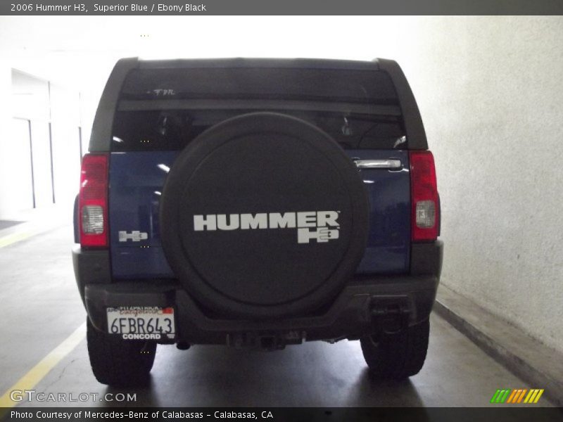 Superior Blue / Ebony Black 2006 Hummer H3