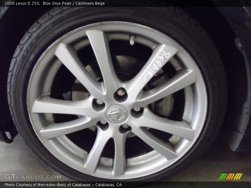 Blue Onyx Pearl / Cashmere Beige 2006 Lexus IS 250