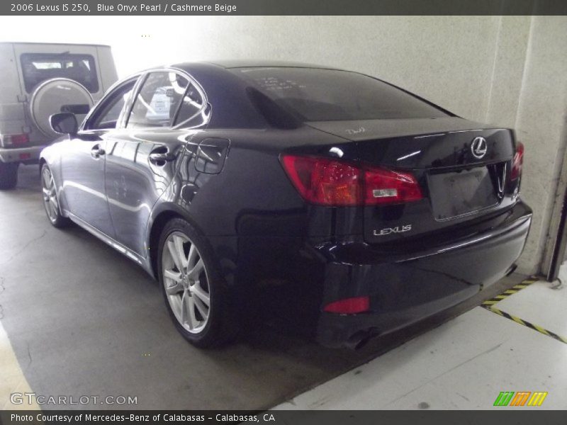 Blue Onyx Pearl / Cashmere Beige 2006 Lexus IS 250