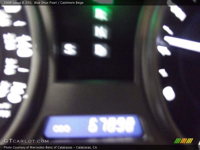 Blue Onyx Pearl / Cashmere Beige 2006 Lexus IS 250
