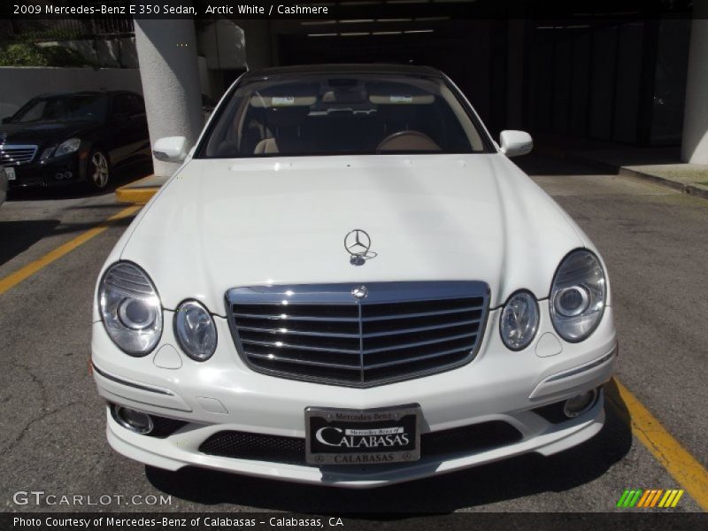 Arctic White / Cashmere 2009 Mercedes-Benz E 350 Sedan