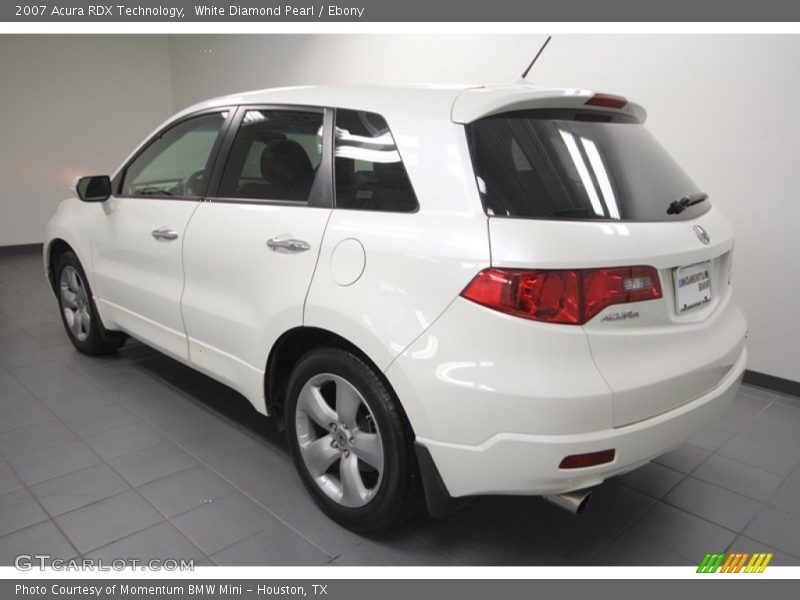 White Diamond Pearl / Ebony 2007 Acura RDX Technology