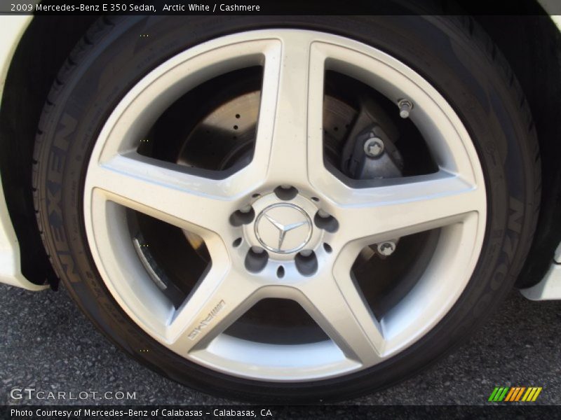 Arctic White / Cashmere 2009 Mercedes-Benz E 350 Sedan