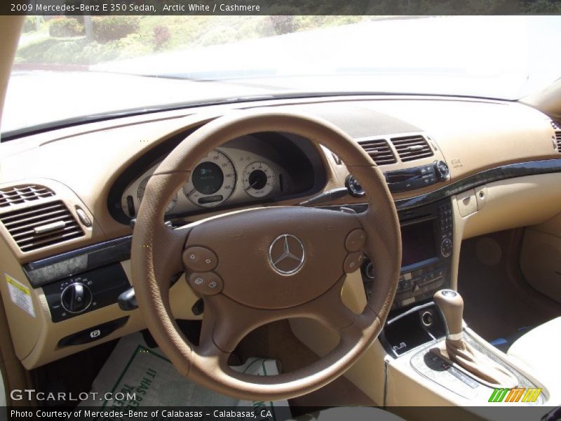 Arctic White / Cashmere 2009 Mercedes-Benz E 350 Sedan